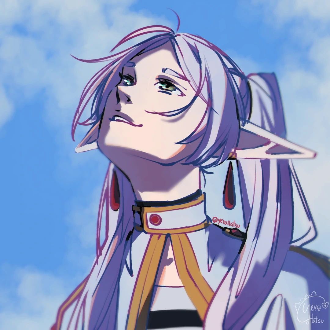 Some fanarts of frieren I've made this week - Unvale