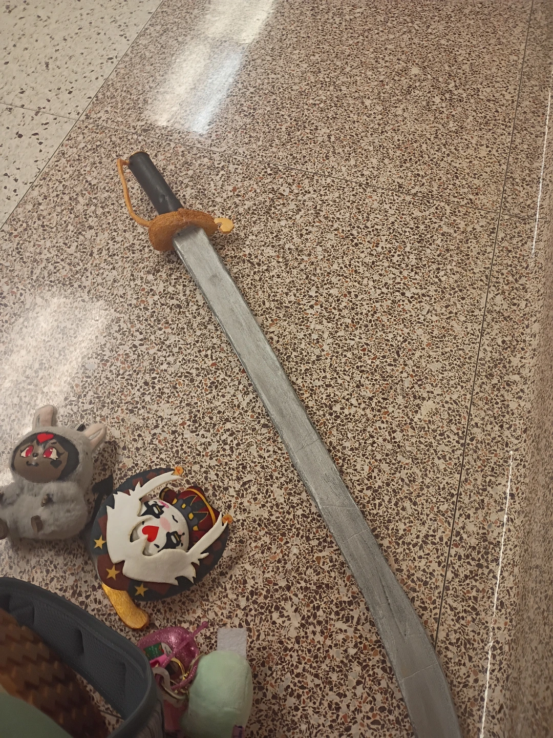 Pov trying to bring a sword to school cause it's your tech theater ...